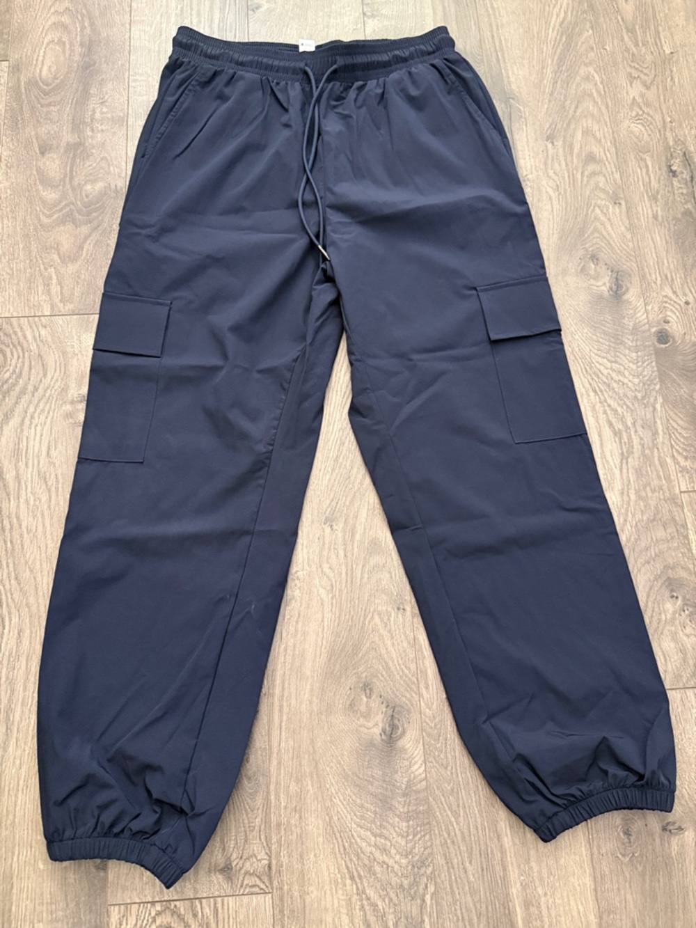 HALARA Navy Cargo Track Joggers